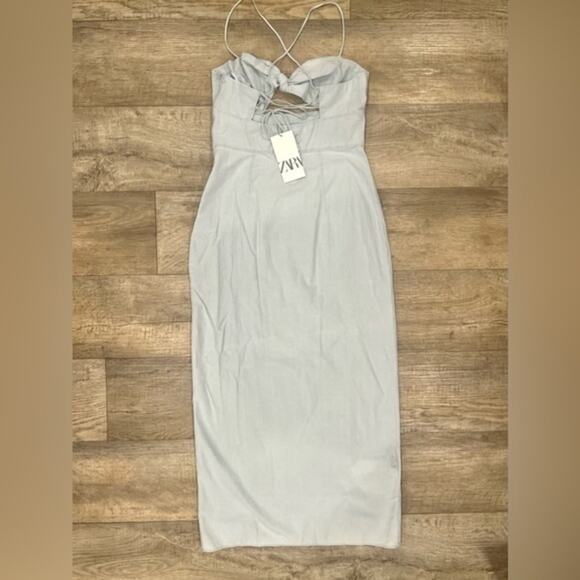 ZARA Strappy Midi Dress NWT LAST ONE!!! - Picture 16 of 16